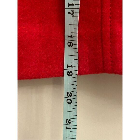 Talbots Red Wool Skirt 10P Holiday, Christmas, Valentine's Day EUC - Picture 8 of 8